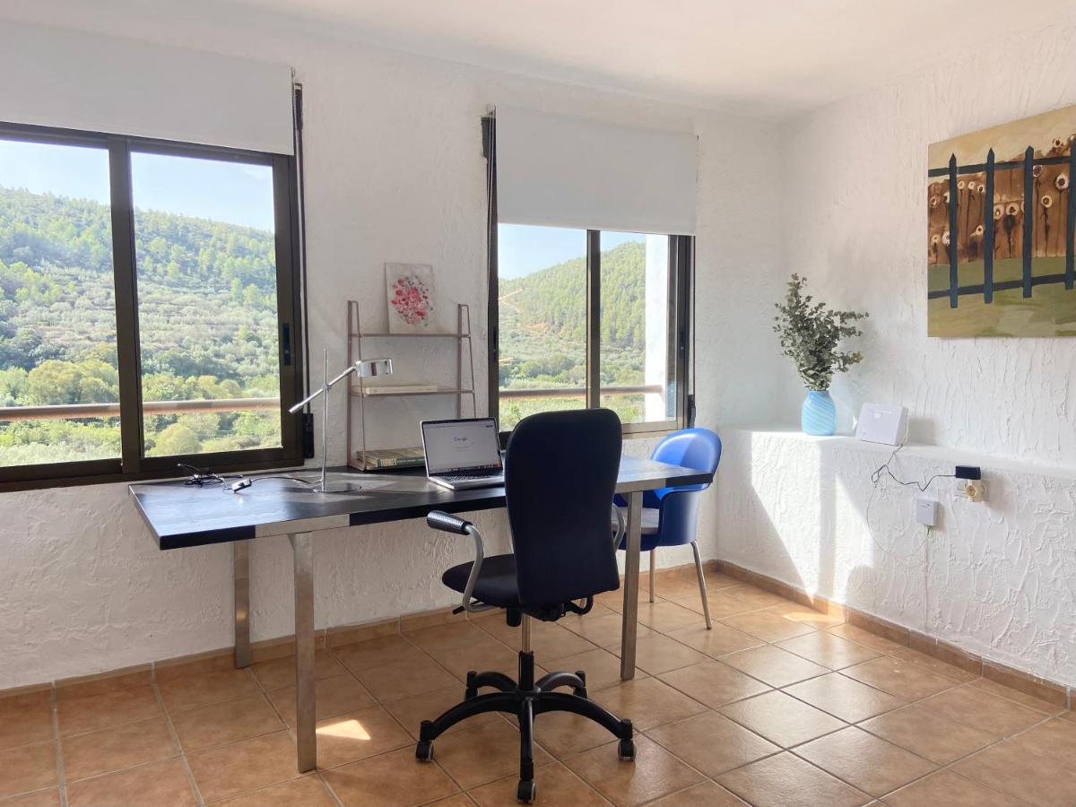 Remote Work In Spanish Mediterranean Countryside Vall de Almonacid Exteriör bild